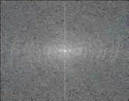 Spatial frequency representation of the Green Sea Shell image