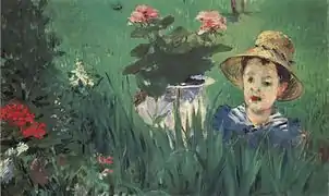 Little Jacques Hoschedé in a Garden1878