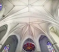 A chevet apse vault, Toulouse, France