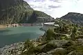 Lac d’Émosson, viewed from Col du Passet