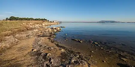 Étang de Thau and Sète from Mèze