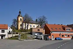 Centre with the Church of Saint Wenceslaus