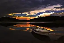 The lake by night