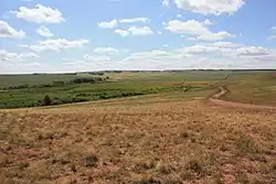 Landscape around the Usolki River in Oktyabrsky District