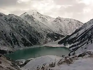 Lake in winter.