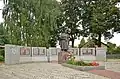 Mass grave of Soviet army soldiers