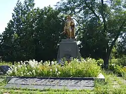 War memorial in the town