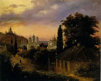 View of Podil, in Kiev