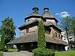 Wooden Trinity Church in Zhovkva