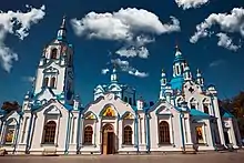 Image 24The Russian Znamensky Cathedral in Tyumen built in 1768 (from Culture of Asia)