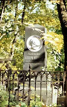 The grave of Adolph Theodor Kupffer