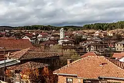 Panoramic view of the village