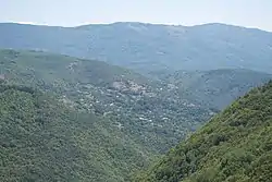 Panoramic view of the village