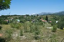 Panoramic view of the village