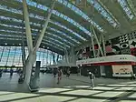 Interior of the Centre station in Belgrade in October 2023.