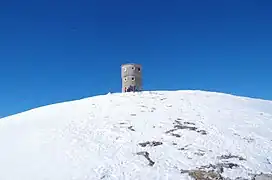 Tower at the top of the peak