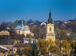 Panoramic view of Buchach in 2017