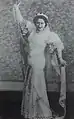 Badia Masabni in her wedding dress on 11 September 1924