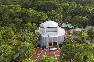 Aerial view of the tomb