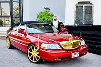 An Emirati businessman's modified Continental Town Car