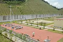 A sub-pumping station of Sino-Myanmar pipelines in Longling County, Yunnan Province