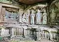 Feixiange Grottoes (689 AD), Buddhist art on the route from Chengdu to Ya'an.