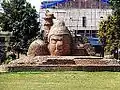 Brick Sculpture of Buddha