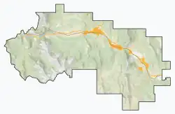 Crowsnest Pass, Alberta is located in the Municipality of Crowsnest Pass