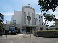 Outside view of the Most Holy Trinity Parish, seen in 2016.