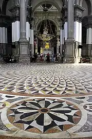 Pavement of the basilica