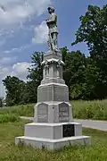 110th Pennsylvania Infantry Monument, Gettysburg National Military Park, Gettysburg, Pennsylvania, 1889.