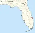 Location of Fort Pierce Reservation