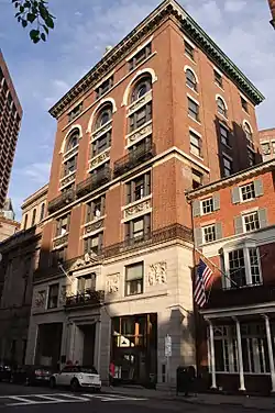 14 Beacon Street, from the series Ally McBeal, as the exterior the location of the law firm "Cage & Fish" (later "Cage, Fish, & McBeal"), which was located on the 7th floor of this building