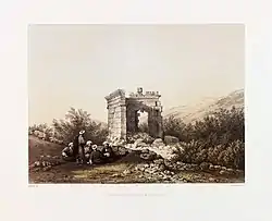 Roman Temple, Hebbariye, ca 1851, by  van de Velde