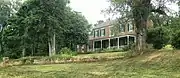 "Cedar Grove" (Amick-Kingsbury House), 1825 & 1856, on the Santa Fe Trail in Howard County, Missouri, near Franklin