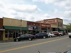 Buildings in historic district