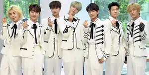 NewKidd during a recording of Fact in Star, June 2019L-R: Hwi, Jinkwon, Yunmin, Ji Han-sol, Woochul, Choi Ji-ann, and Kang Seung-chan