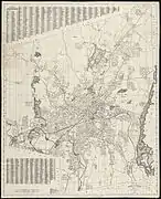 Map of Worcester, 1919