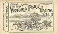 Front page 1935 Victoria Park meeting racebook.