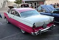 rear view, 1955 Ford Fairlane Crown Victoria