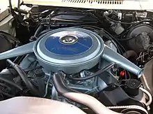 The 1967 Toronado's 425 cubic-inch Super Rocket V8 engine