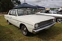 1968 Australian-built VE Valiant sedan wearing a 1967 Dodge Dart front end.