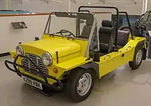 1984 British Leyland Moke, still using the Australian design with 13-inch wheels