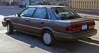 1990 Geo Prizm LSi sedan, rear view