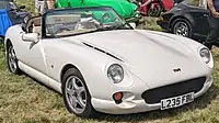 1993 TVR Chimaera, original version with mesh grille and external door buttons