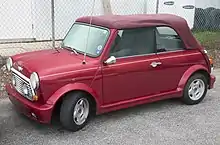 A 1994 Rover Mini 1300i Cabriolet