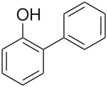 Ball-and-stick model of 2-Phenylphenol