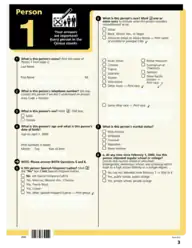 2000 US Census Form Sample