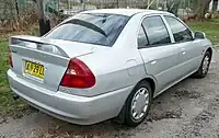 Facelift Mitsubishi Lancer sedan (Australia)