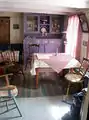 Kitchen interior, preserved as it was when vacated in 1958.